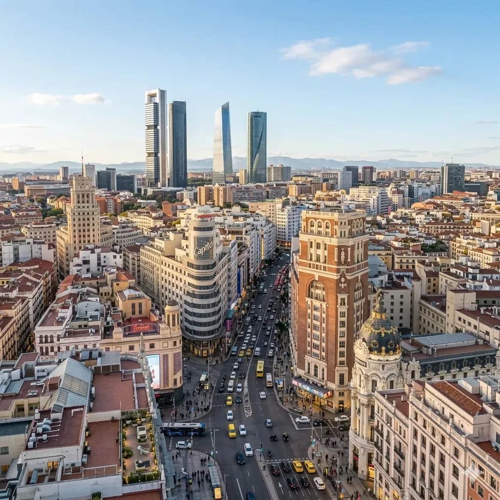 Madrid skyline